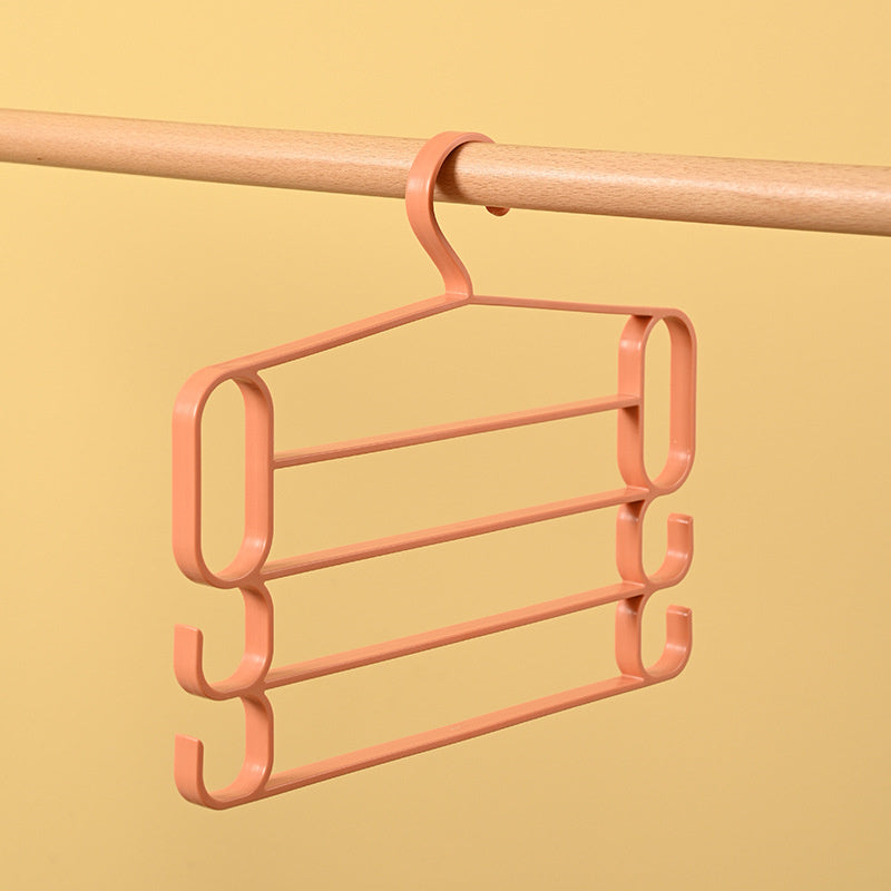 Home Use Multi-Bar Clothes Hanger with Non-Slip and Scratch-Resistant Design for Hanging Multiple Items