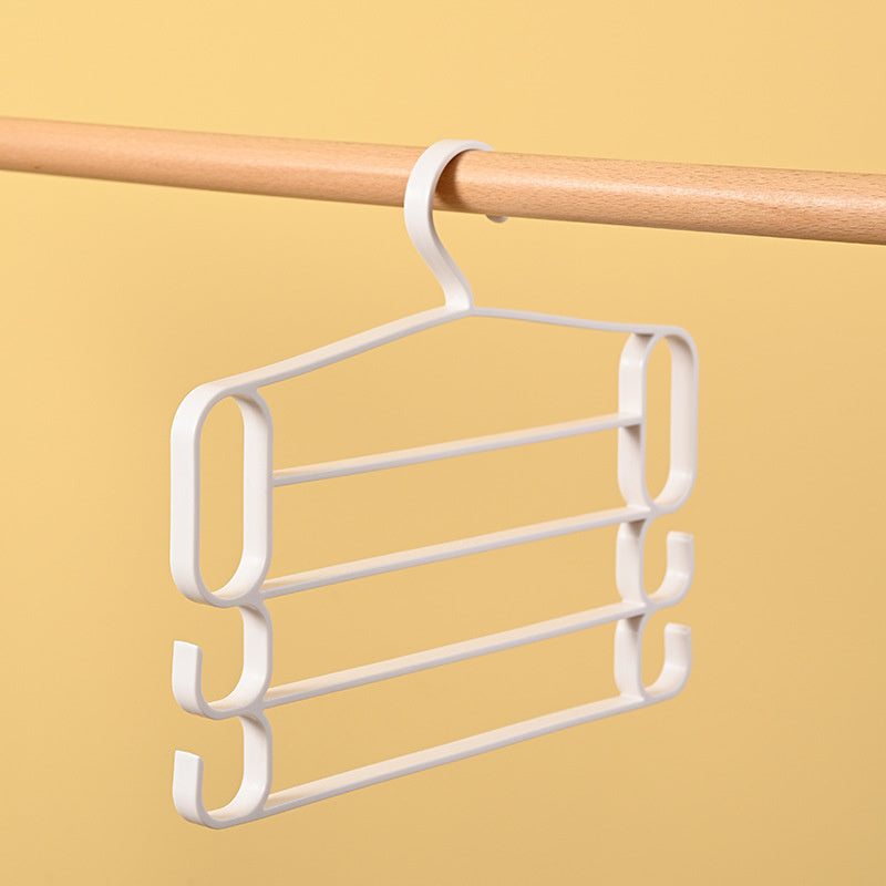 Home Use Multi-Bar Clothes Hanger with Non-Slip and Scratch-Resistant Design for Hanging Multiple Items