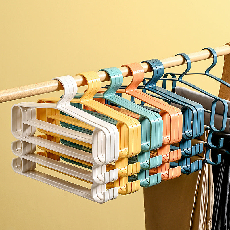 Home Use Multi-Bar Clothes Hanger with Non-Slip and Scratch-Resistant Design for Hanging Multiple Items