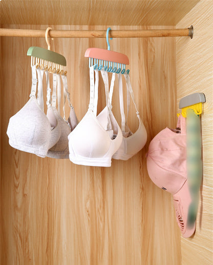 8-Hook Multi-Functional Hanger for Bras and Slips (or Undergarments)